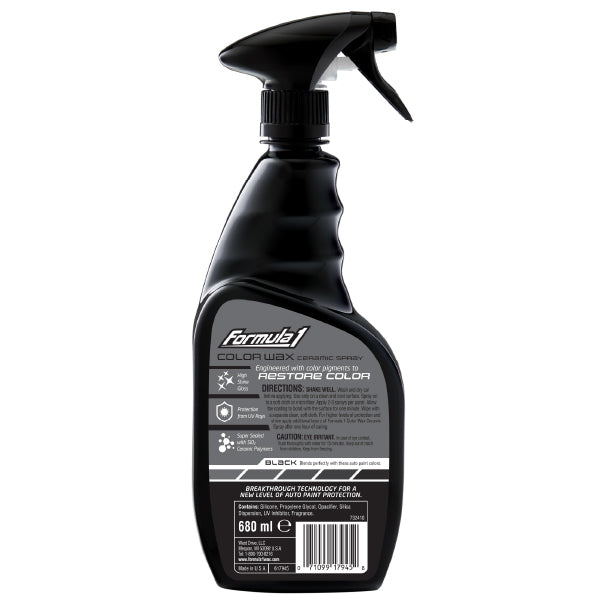 Ceramic Color Wax Spray - Black